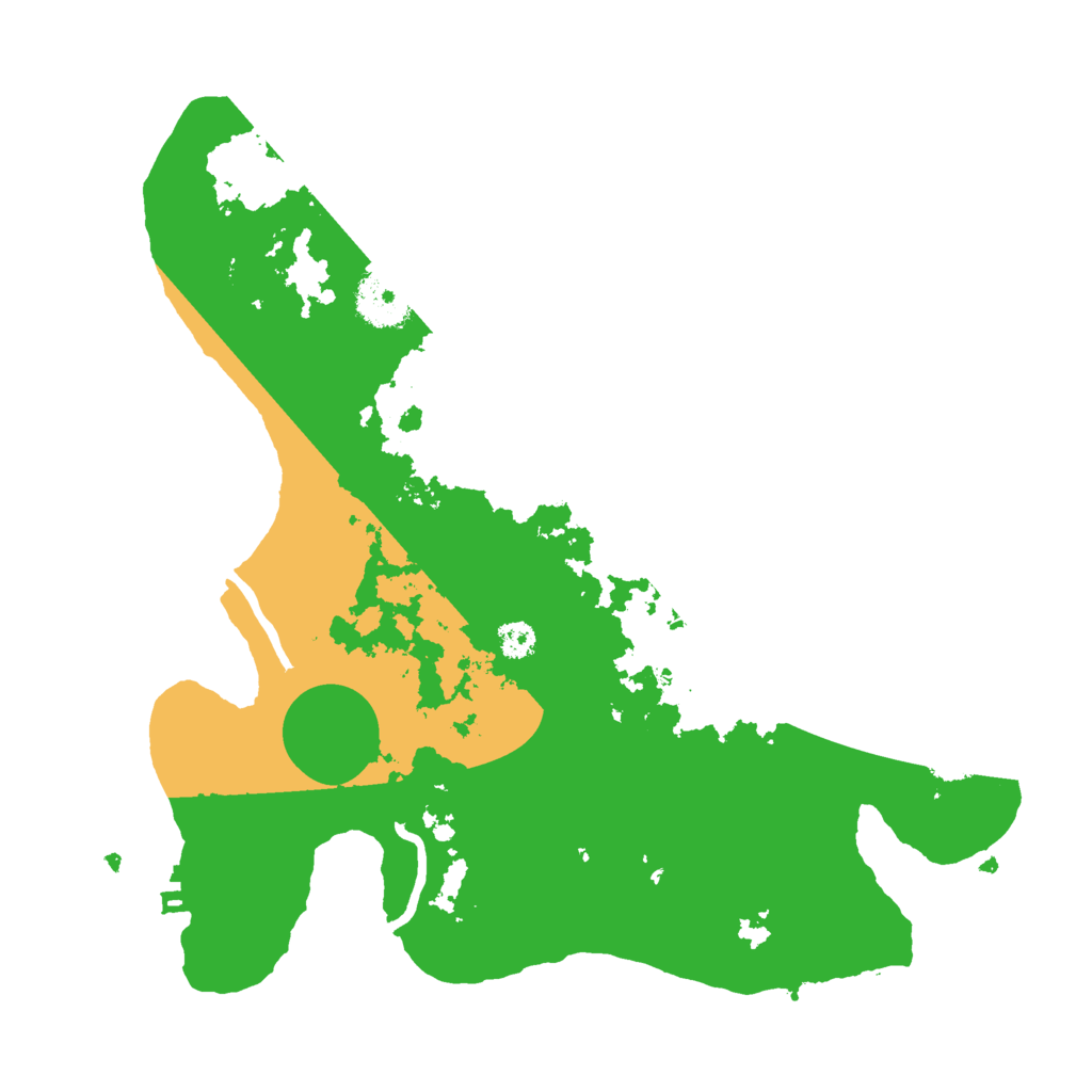 Biome Rust Map: Procedural Map, Size: 3000, Seed: 23662