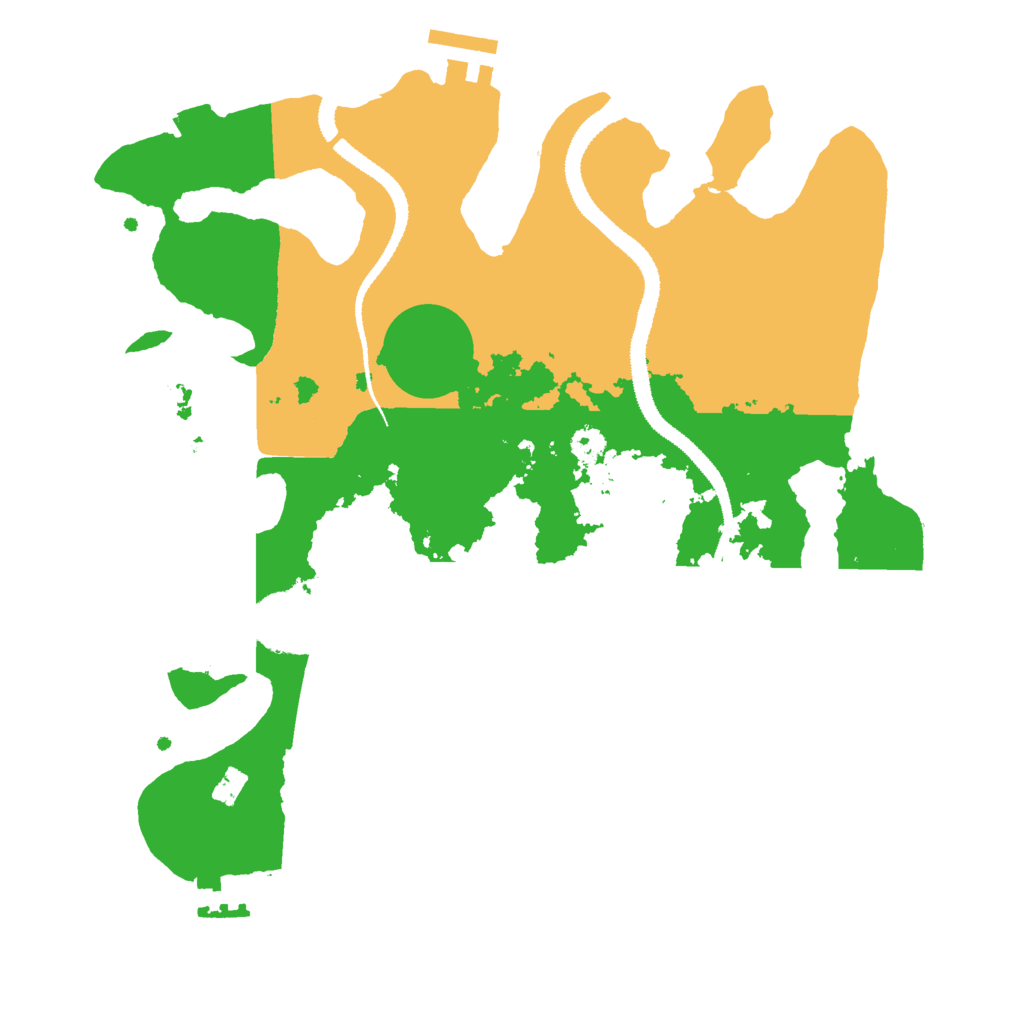 Biome Rust Map: Procedural Map, Size: 3000, Seed: 18923