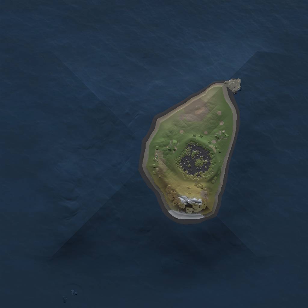 Rust Map: Procedural Map, Size: 1000, Seed: 1613288015, 3 Monuments