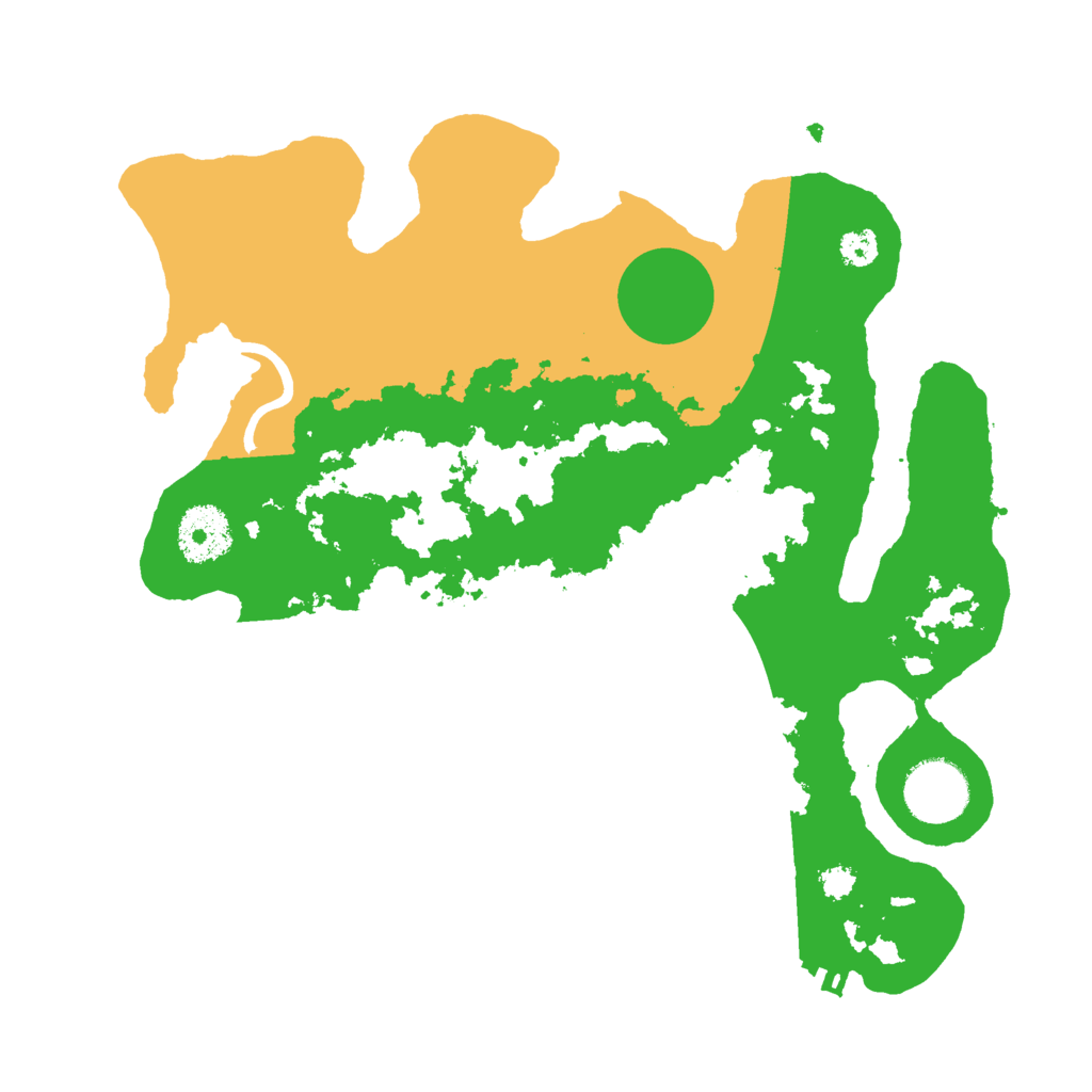 Biome Rust Map: Procedural Map, Size: 3000, Seed: 20084