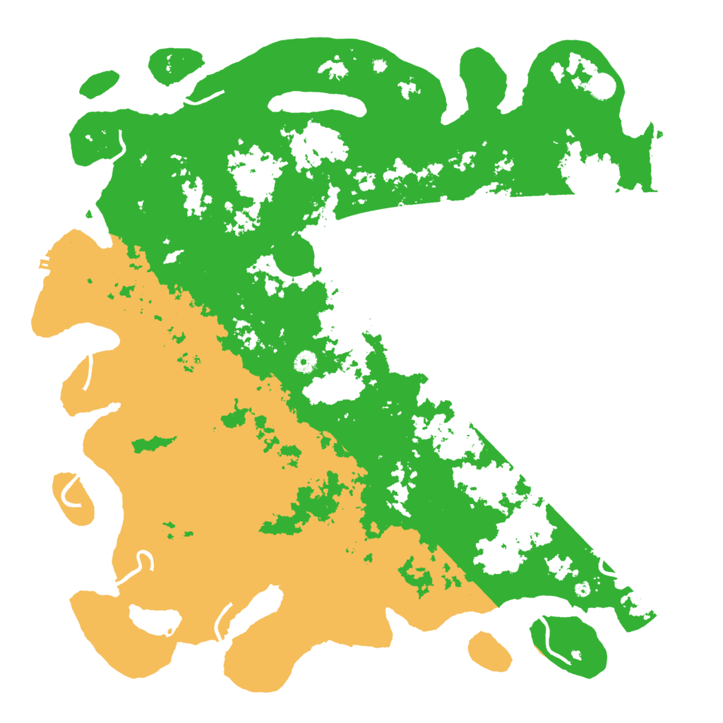 Biome Rust Map: Procedural Map, Size: 4800, Seed: 1550891394