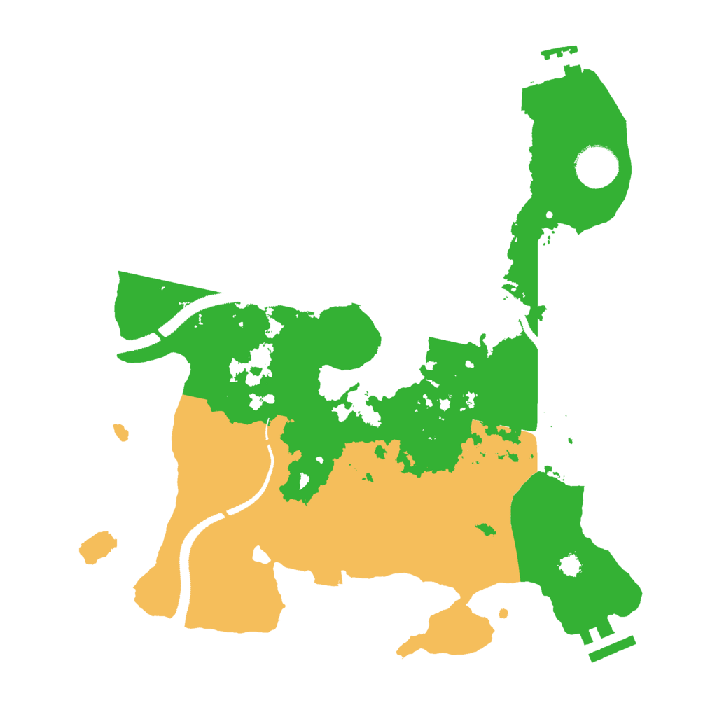 Biome Rust Map: Procedural Map, Size: 3000, Seed: 1851710472
