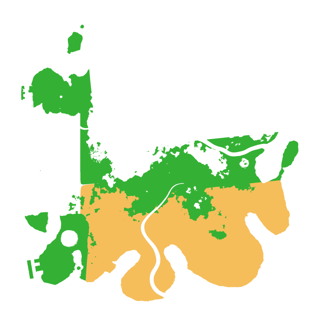 Biome Rust Map: Procedural Map, Size: 3500, Seed: 202304300