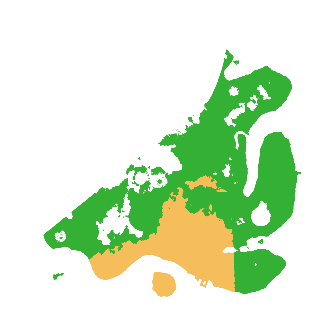 Biome Rust Map: Procedural Map, Size: 3000, Seed: 922407234