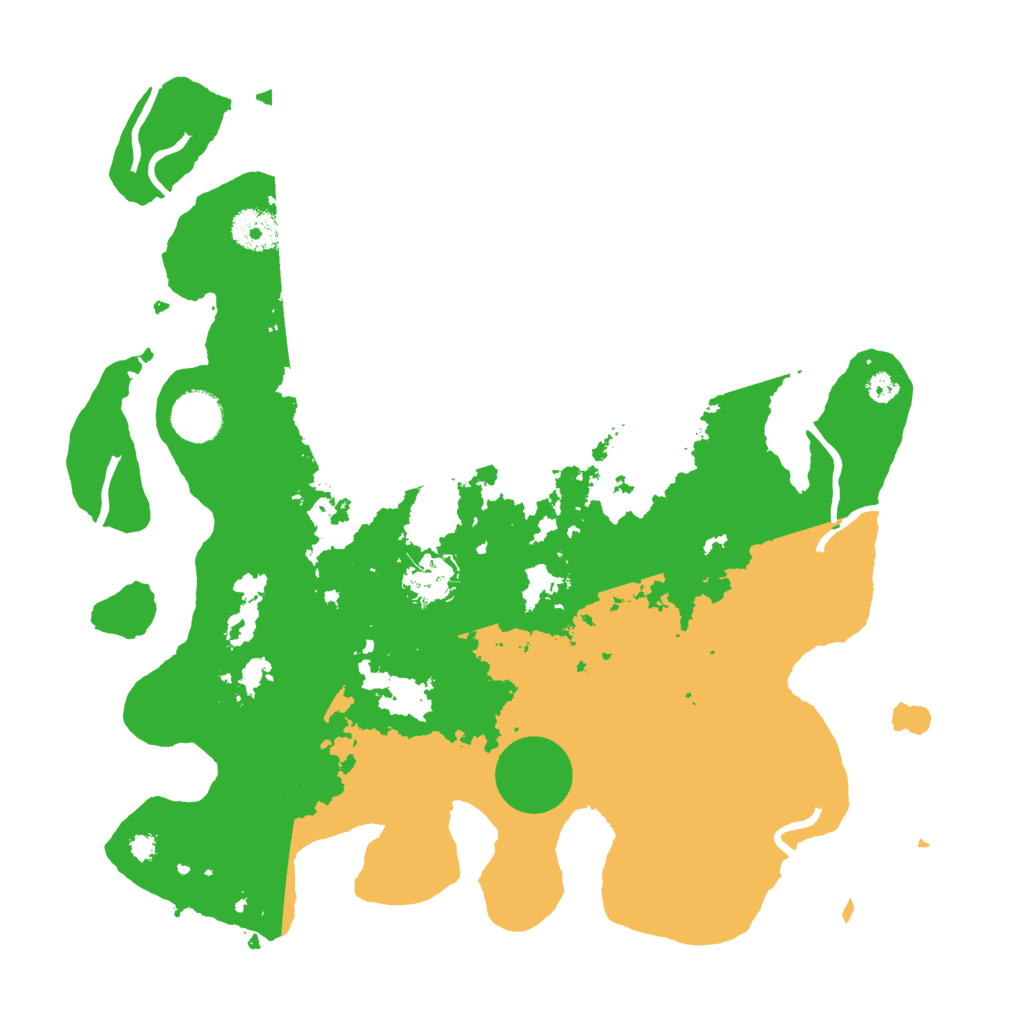 Biome Rust Map: Procedural Map, Size: 3500, Seed: 1552232933