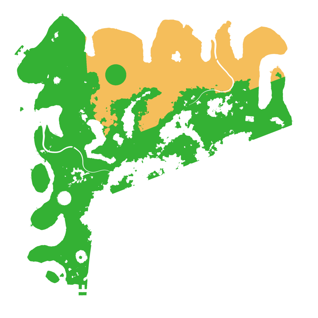 Biome Rust Map: Procedural Map, Size: 4000, Seed: 729243057