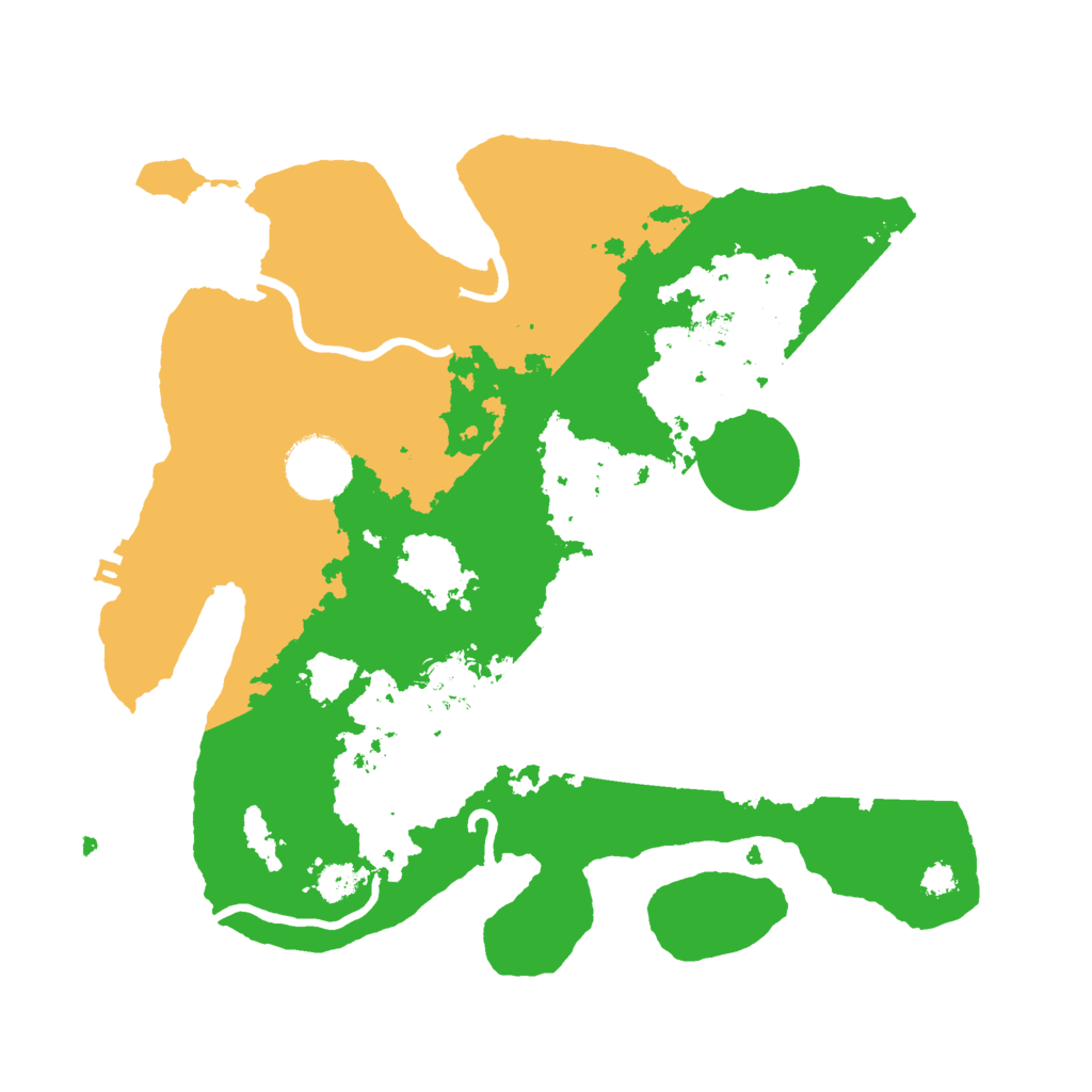 Biome Rust Map: Procedural Map, Size: 3000, Seed: 11925