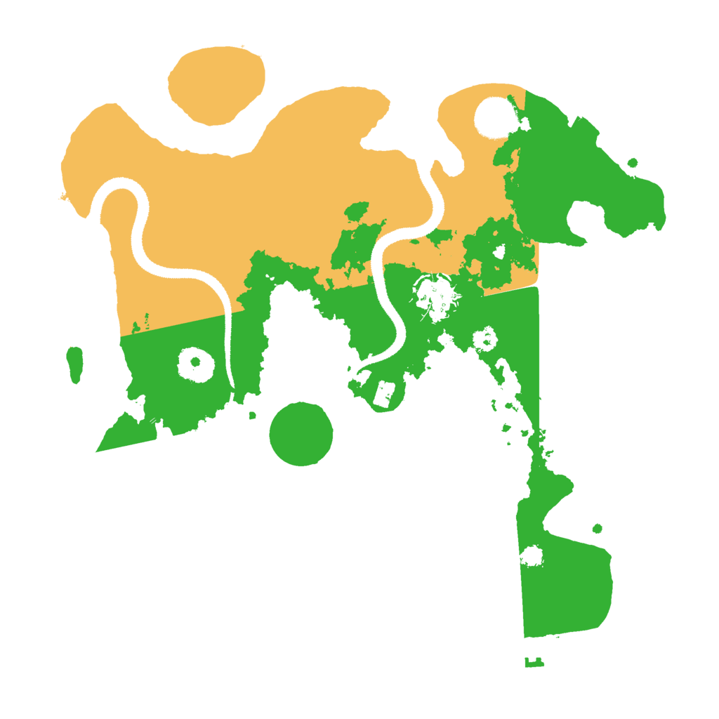 Biome Rust Map: Procedural Map, Size: 3000, Seed: 14230