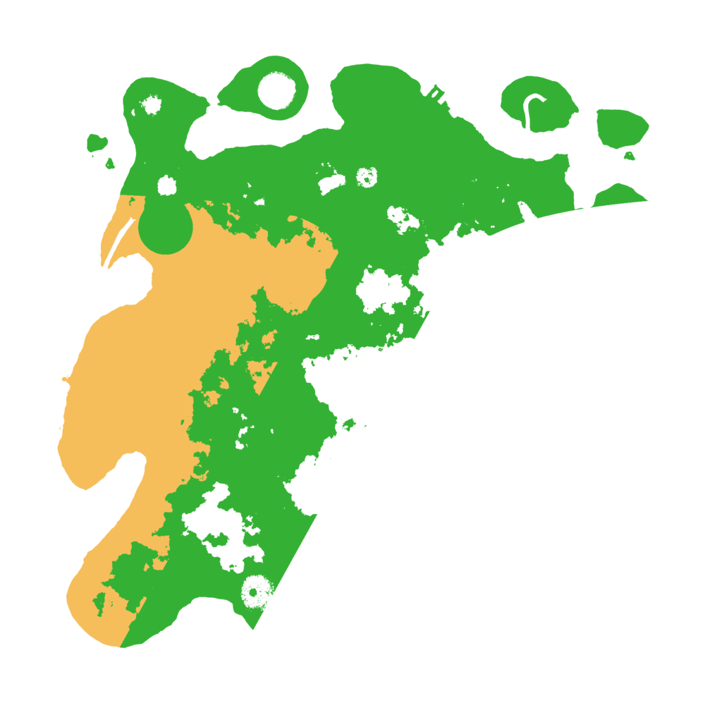 Biome Rust Map: Procedural Map, Size: 3500, Seed: 765436