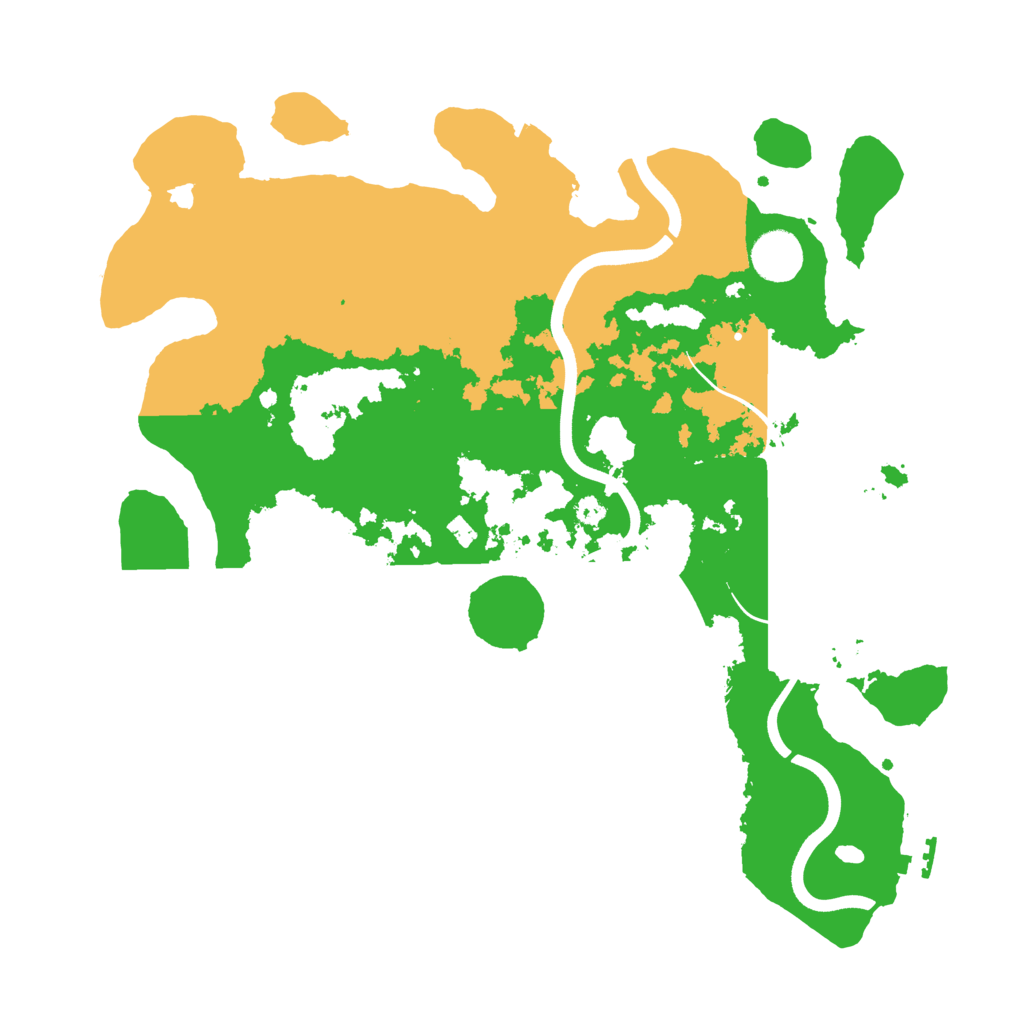 Biome Rust Map: Procedural Map, Size: 3700, Seed: 2026930503