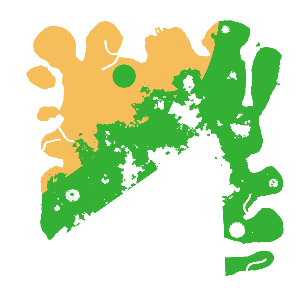 Biome Rust Map: Procedural Map, Size: 3500, Seed: 1357280733