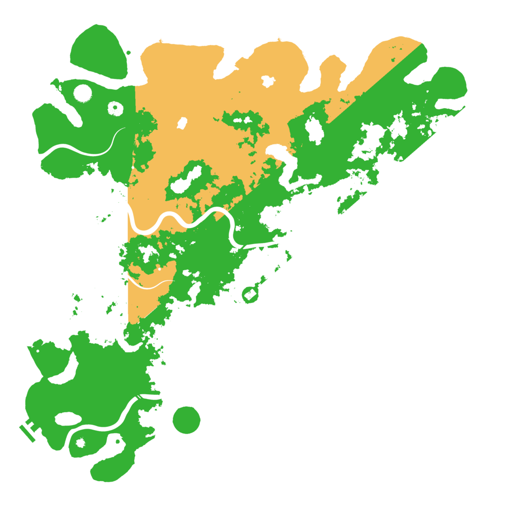 Biome Rust Map: Procedural Map, Size: 5000, Seed: 320817632