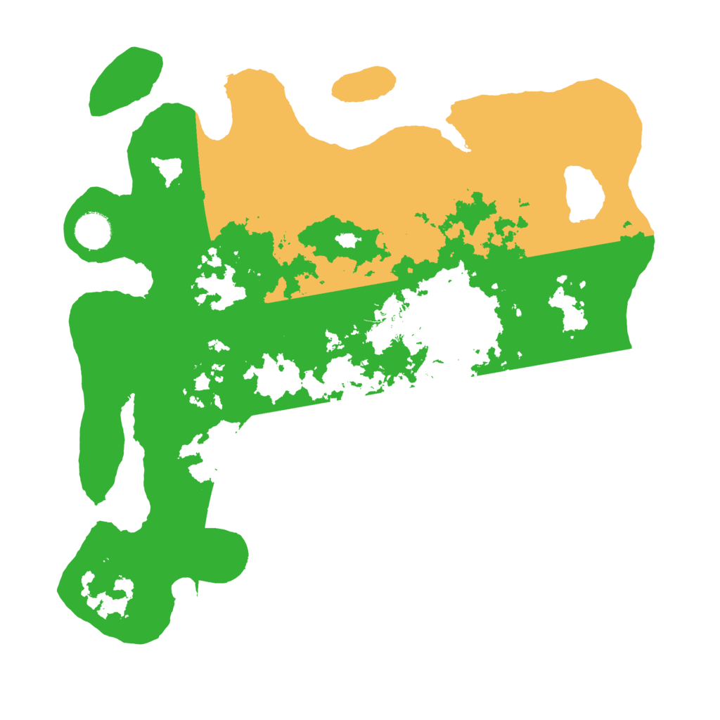 Biome Rust Map: Barren, Size: 3500, Seed: 650500728