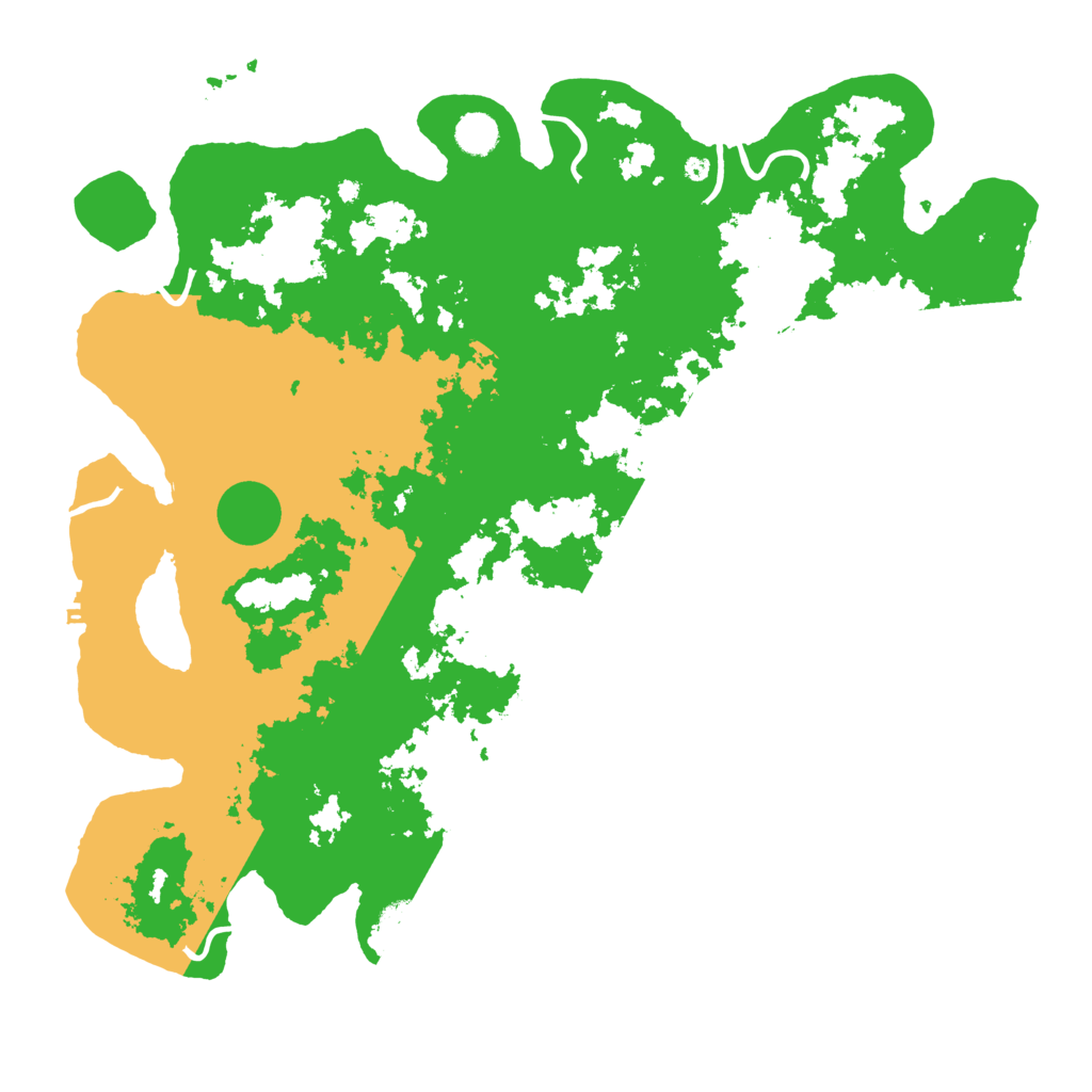 Biome Rust Map: Procedural Map, Size: 4500, Seed: 25597