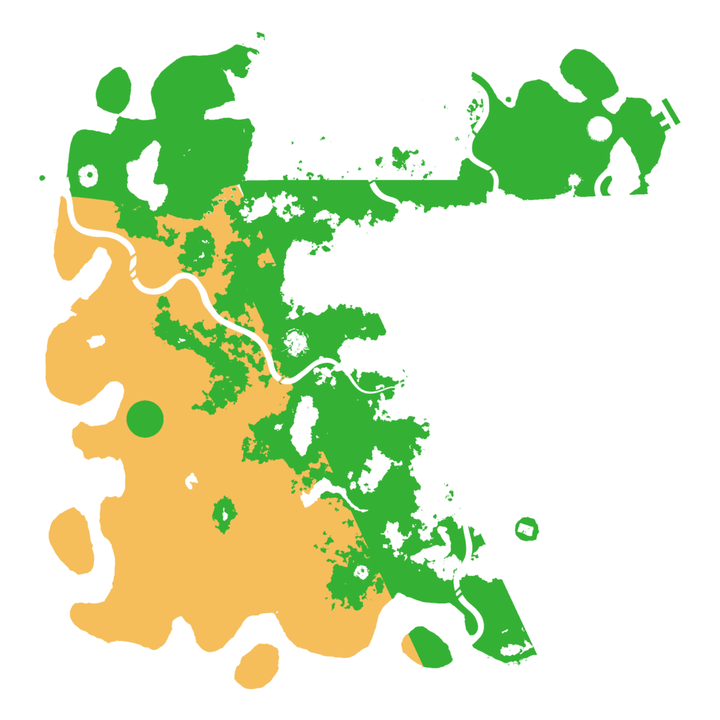 Biome Rust Map: Procedural Map, Size: 5145, Seed: 69696969