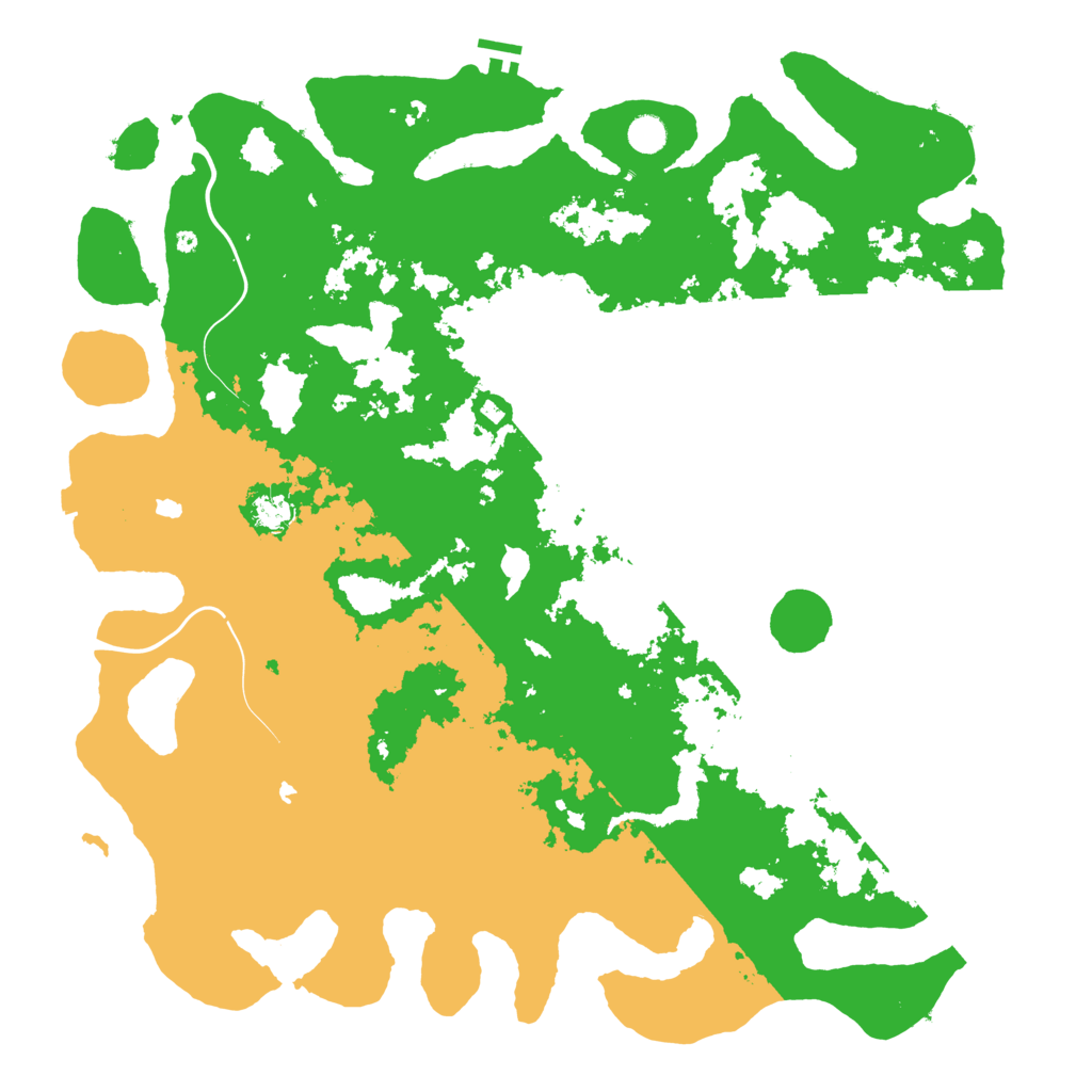 Biome Rust Map: Procedural Map, Size: 5000, Seed: 133780085