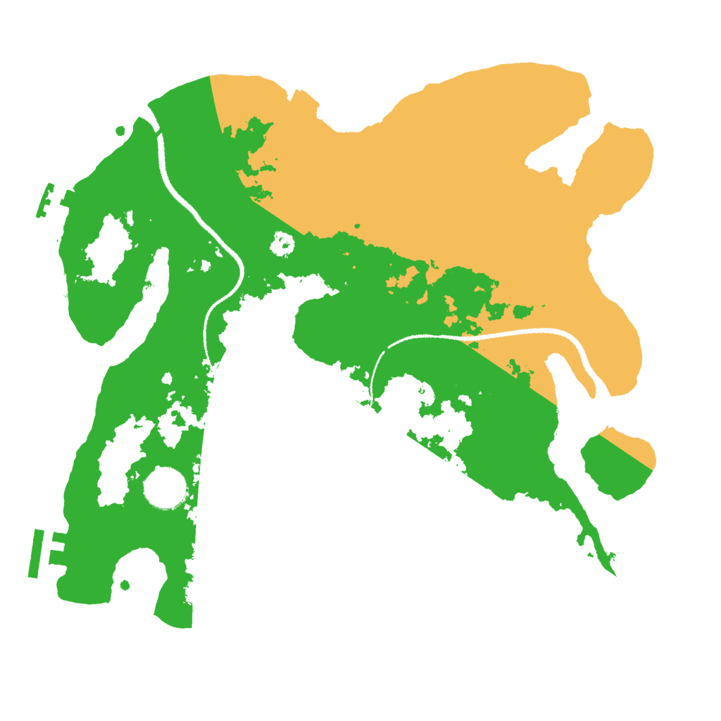 Biome Rust Map: Procedural Map, Size: 3000, Seed: 21882