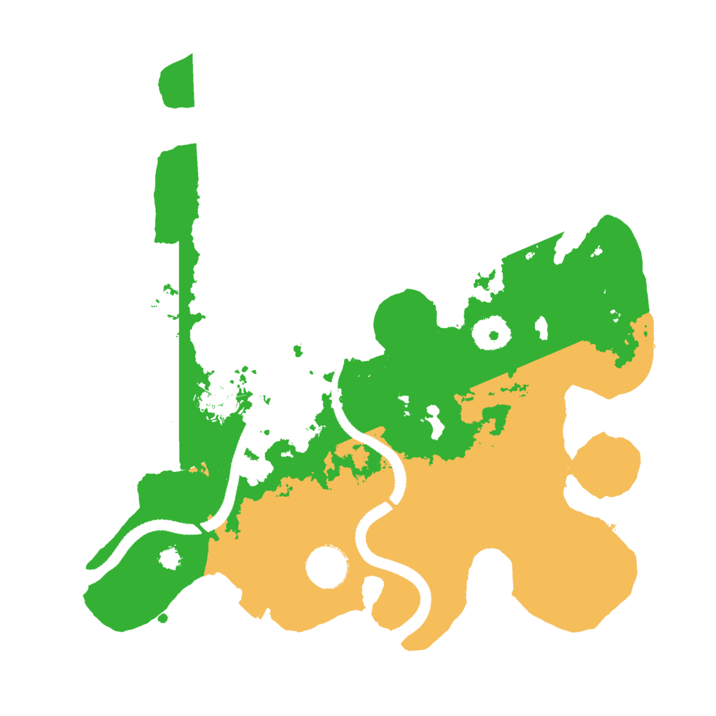 Biome Rust Map: Procedural Map, Size: 3000, Seed: 18384