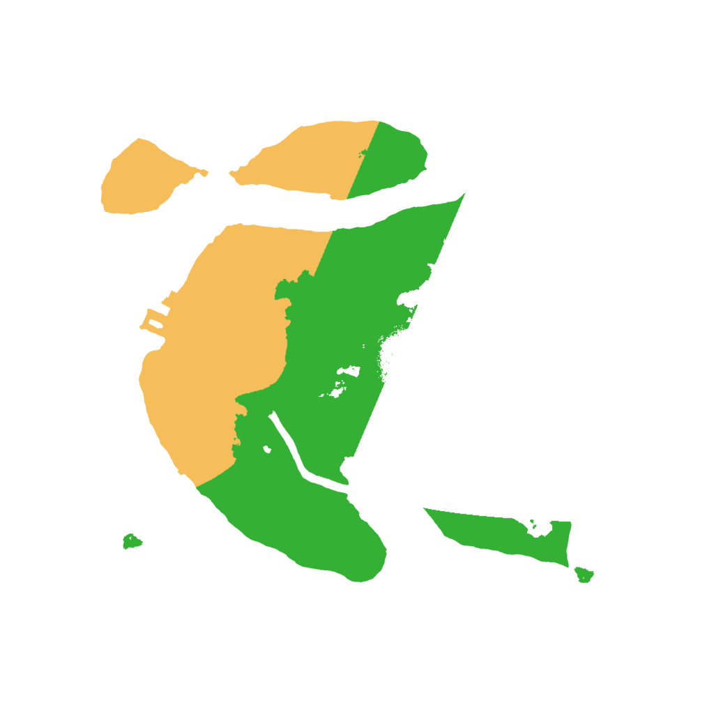 Biome Rust Map: Procedural Map, Size: 2000, Seed: 2001