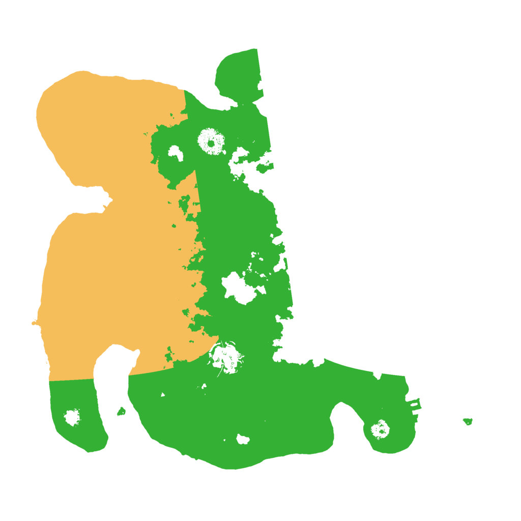 Biome Rust Map: Procedural Map, Size: 3000, Seed: 27460