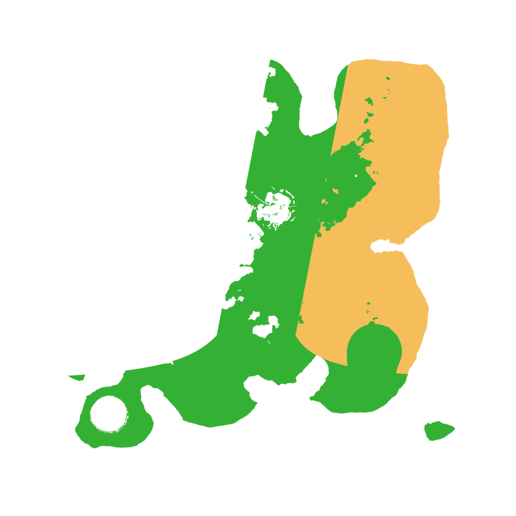 Biome Rust Map: Barren, Size: 2500, Seed: 10918