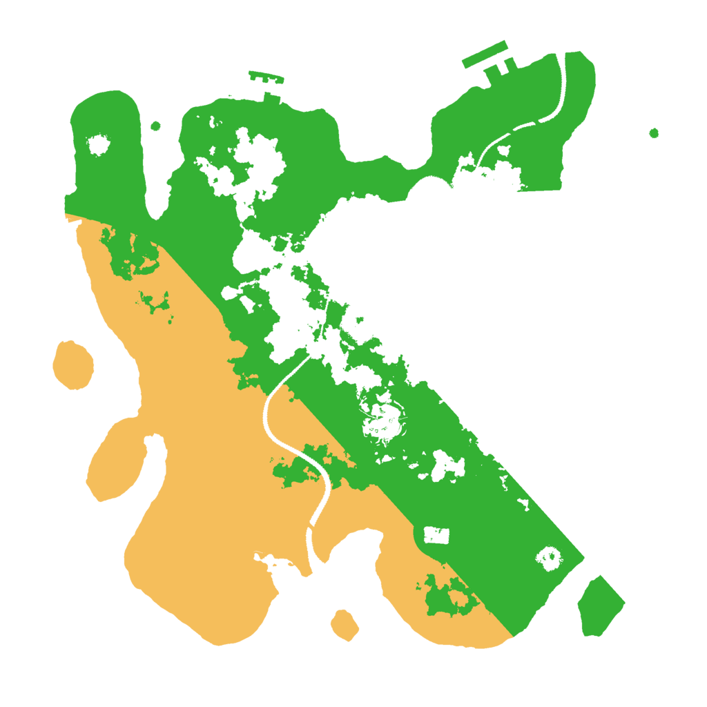 Biome Rust Map: Procedural Map, Size: 3000, Seed: 2105678712