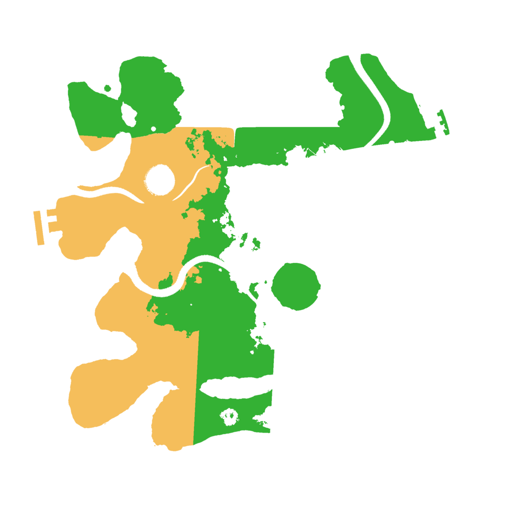 Biome Rust Map: Procedural Map, Size: 3000, Seed: 8078