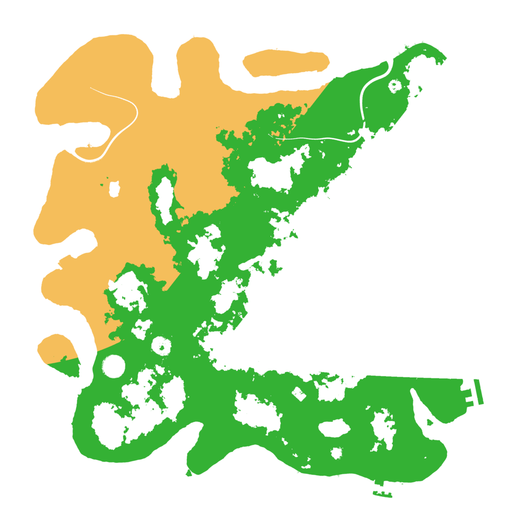 Biome Rust Map: Procedural Map, Size: 4000, Seed: 2016743763