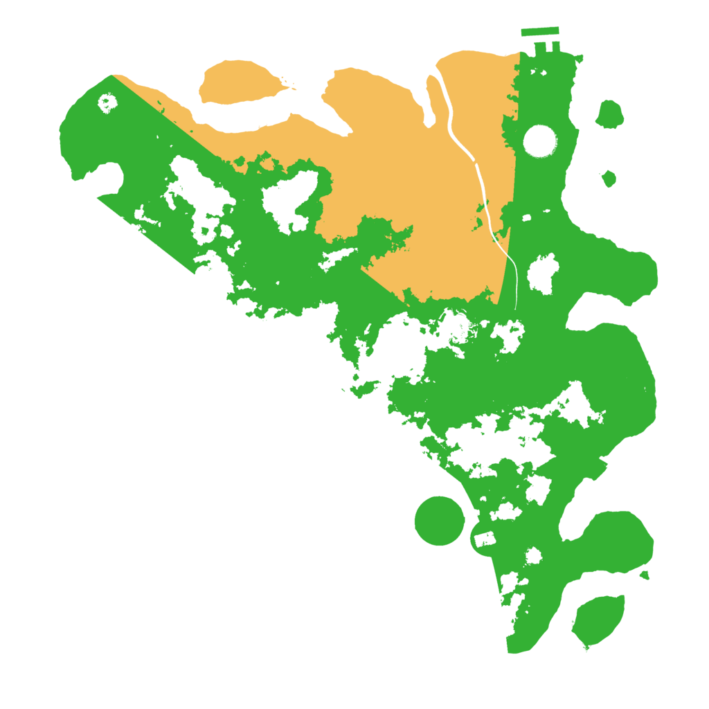 Biome Rust Map: Procedural Map, Size: 3800, Seed: 9764131