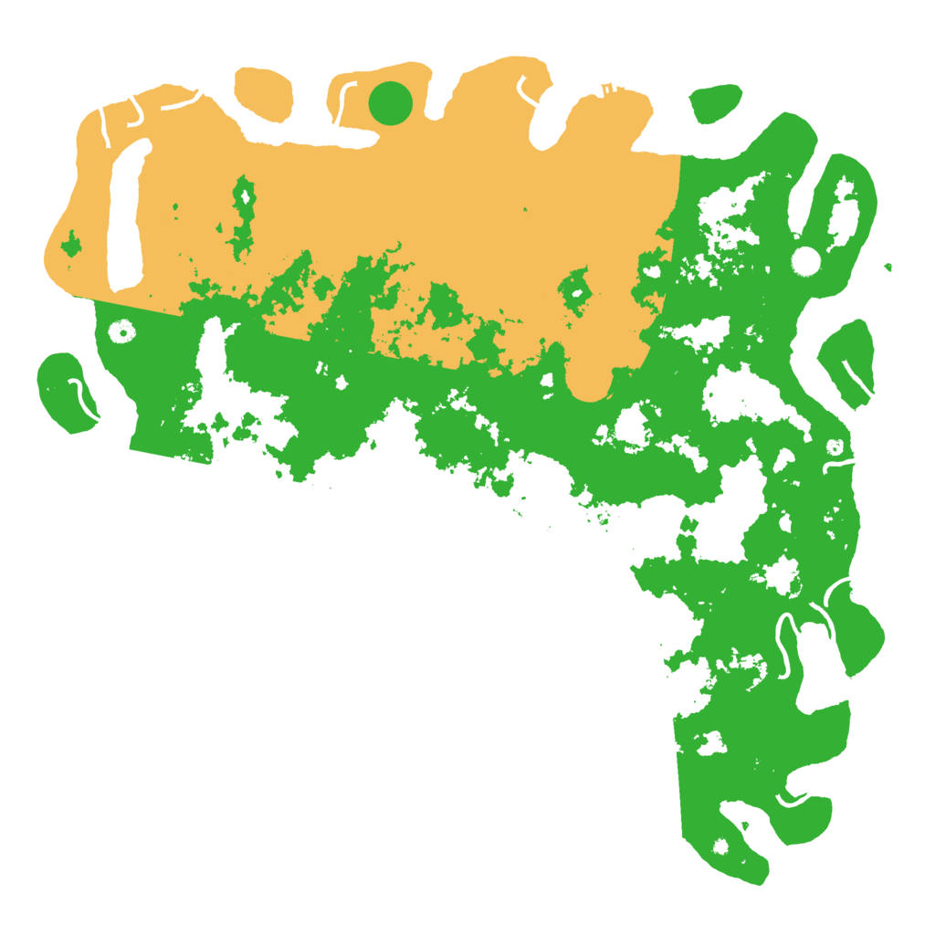 Biome Rust Map: Procedural Map, Size: 5600, Seed: 6738