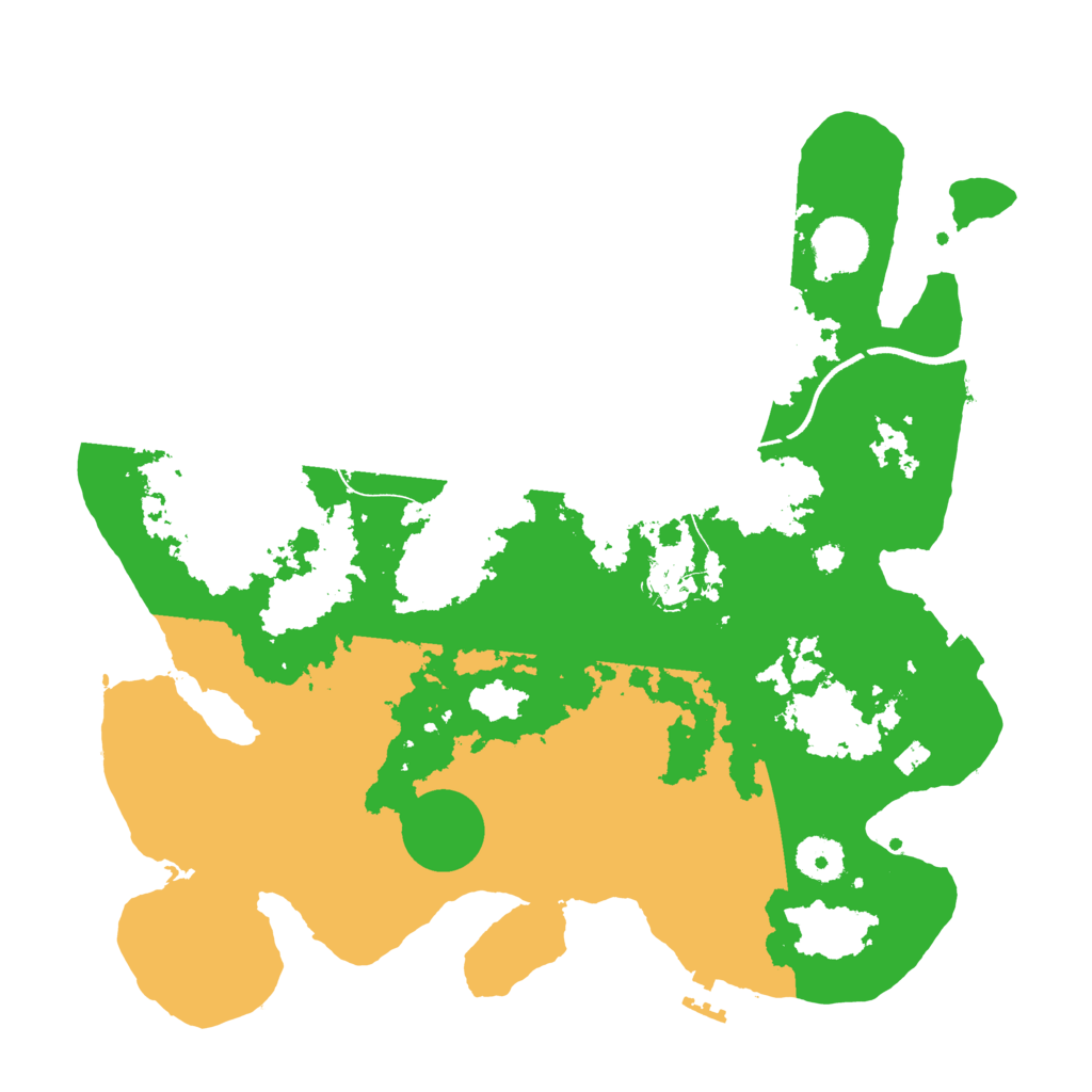 Biome Rust Map: Procedural Map, Size: 3500, Seed: 89661142
