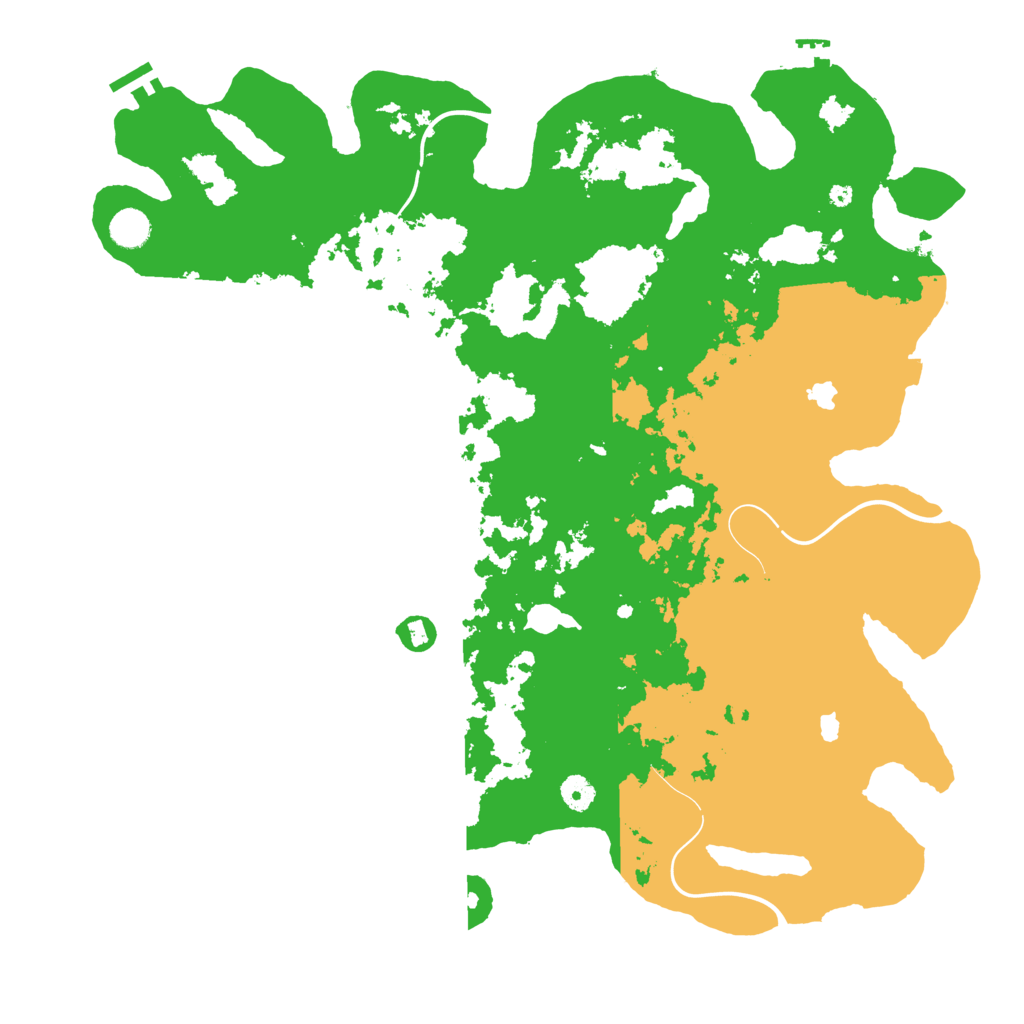 Biome Rust Map: Procedural Map, Size: 4500, Seed: 68746