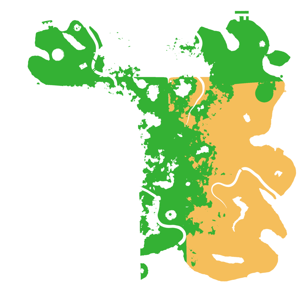 Biome Rust Map: Procedural Map, Size: 4500, Seed: 68746