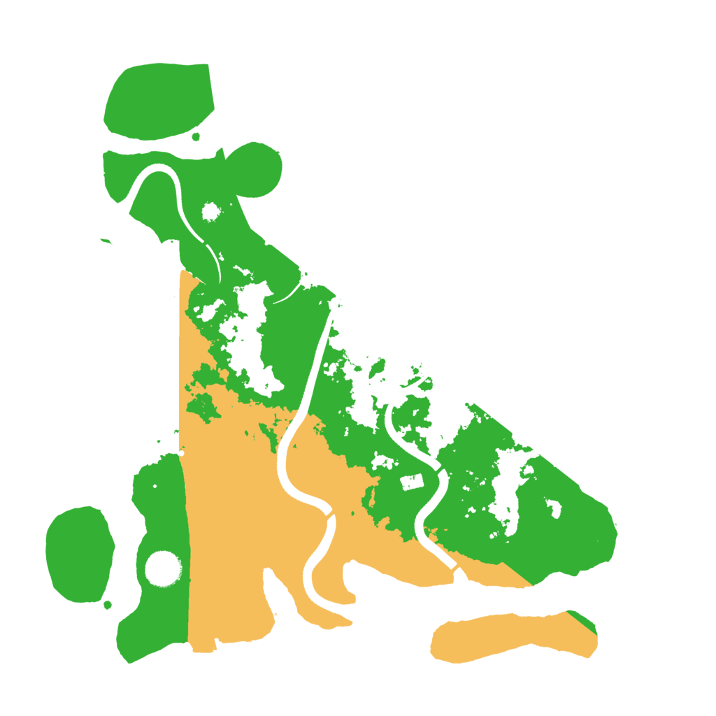 Biome Rust Map: Procedural Map, Size: 3500, Seed: 300641442