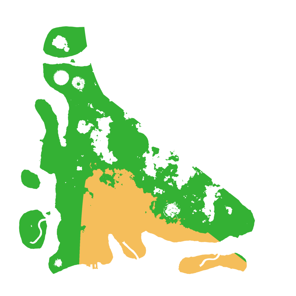 Biome Rust Map: Procedural Map, Size: 3500, Seed: 300641442