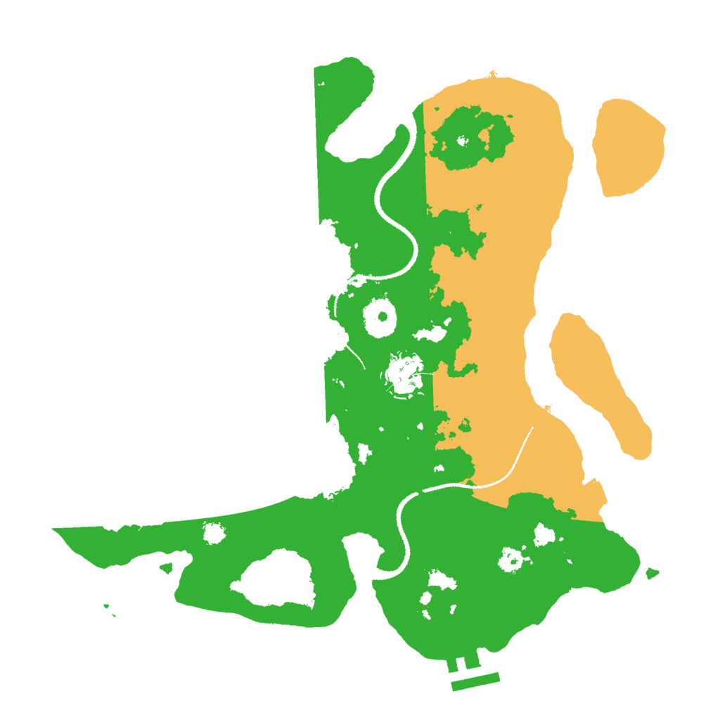 Biome Rust Map: Procedural Map, Size: 3000, Seed: 1882941167