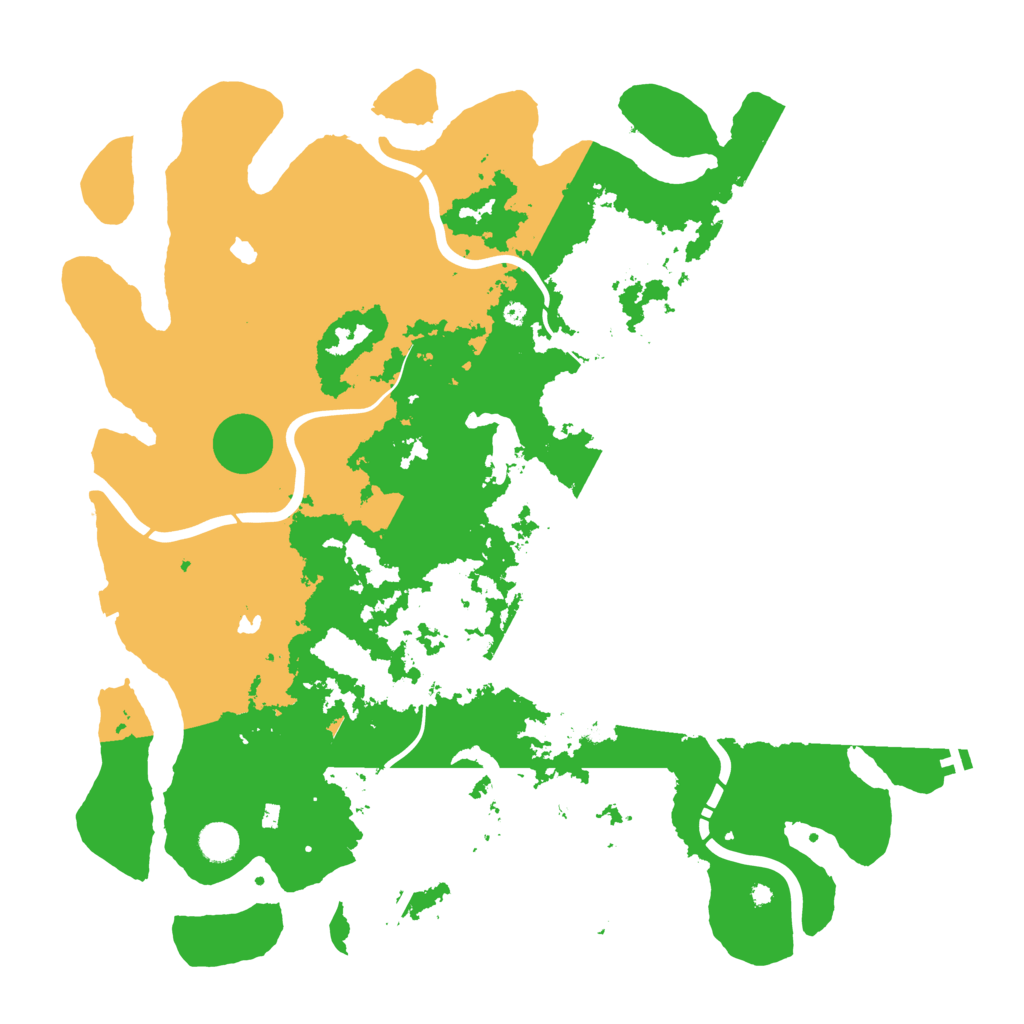 Biome Rust Map: Procedural Map, Size: 4500, Seed: 53981906