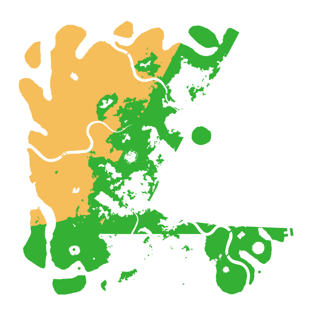 Biome Rust Map: Procedural Map, Size: 4500, Seed: 53981906