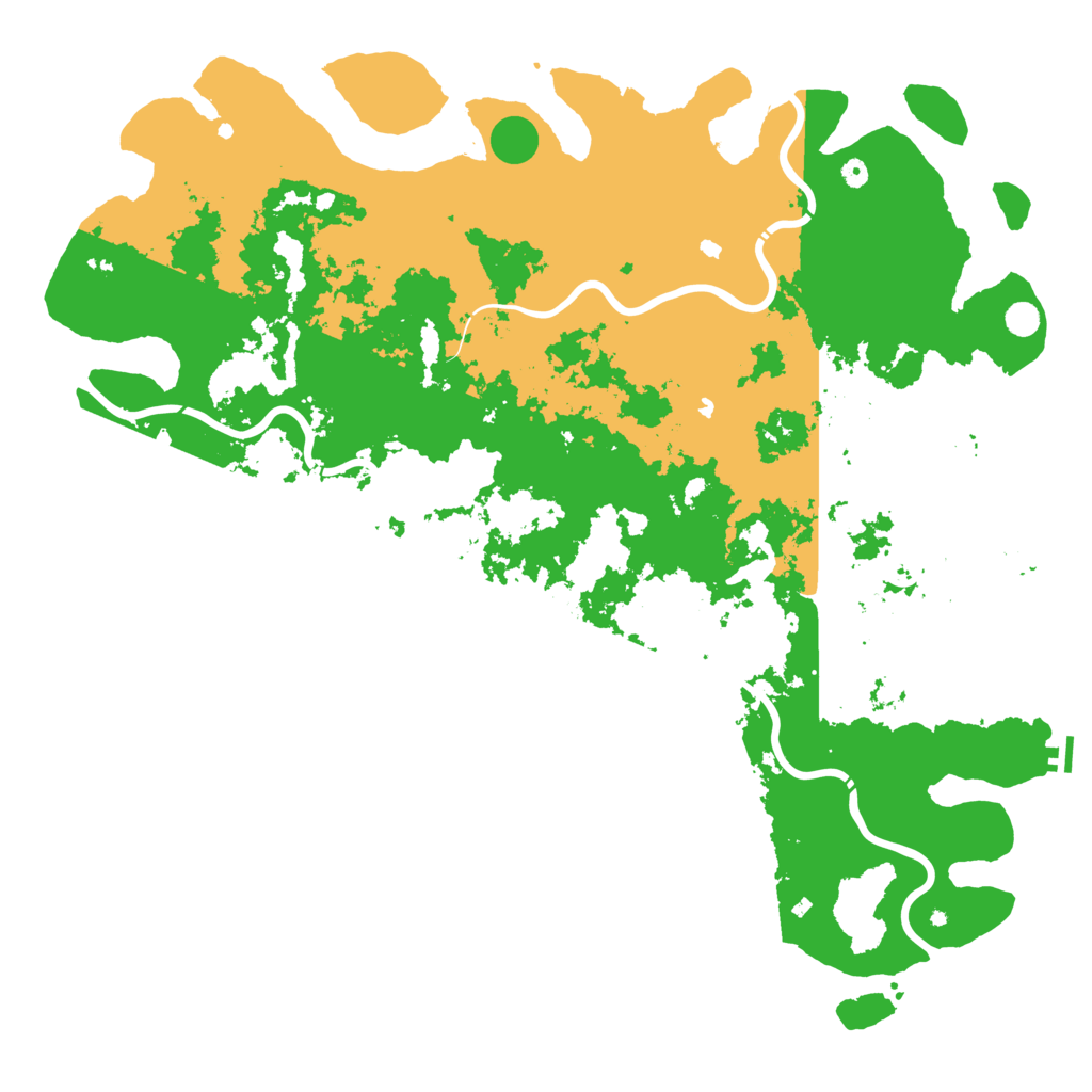 Biome Rust Map: Procedural Map, Size: 6000, Seed: 648267