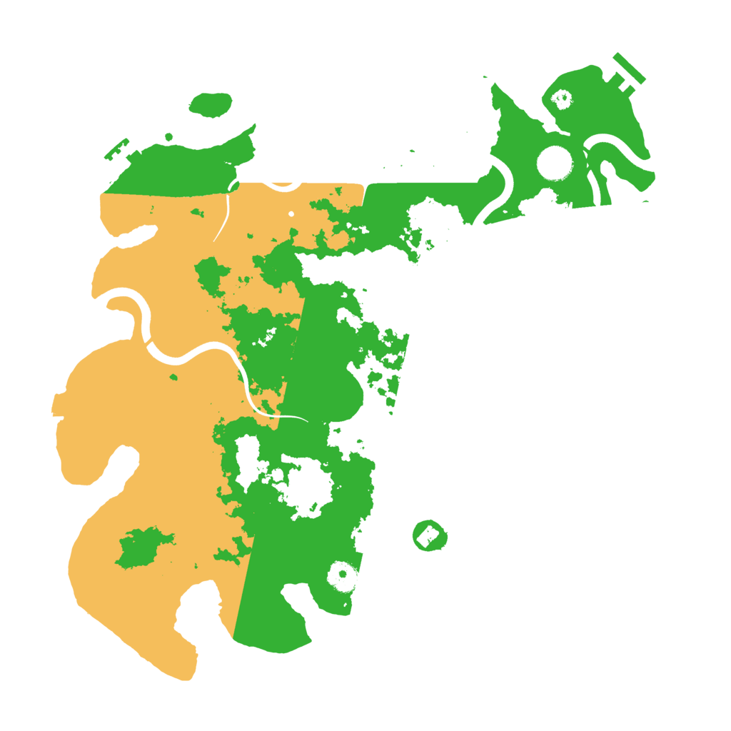 Biome Rust Map: Procedural Map, Size: 3750, Seed: 208725881