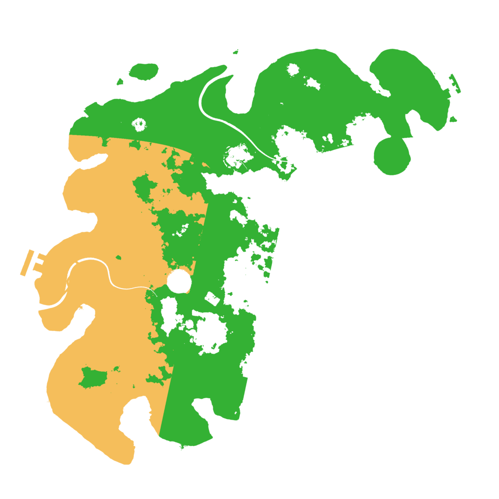 Biome Rust Map: Procedural Map, Size: 3750, Seed: 208725881