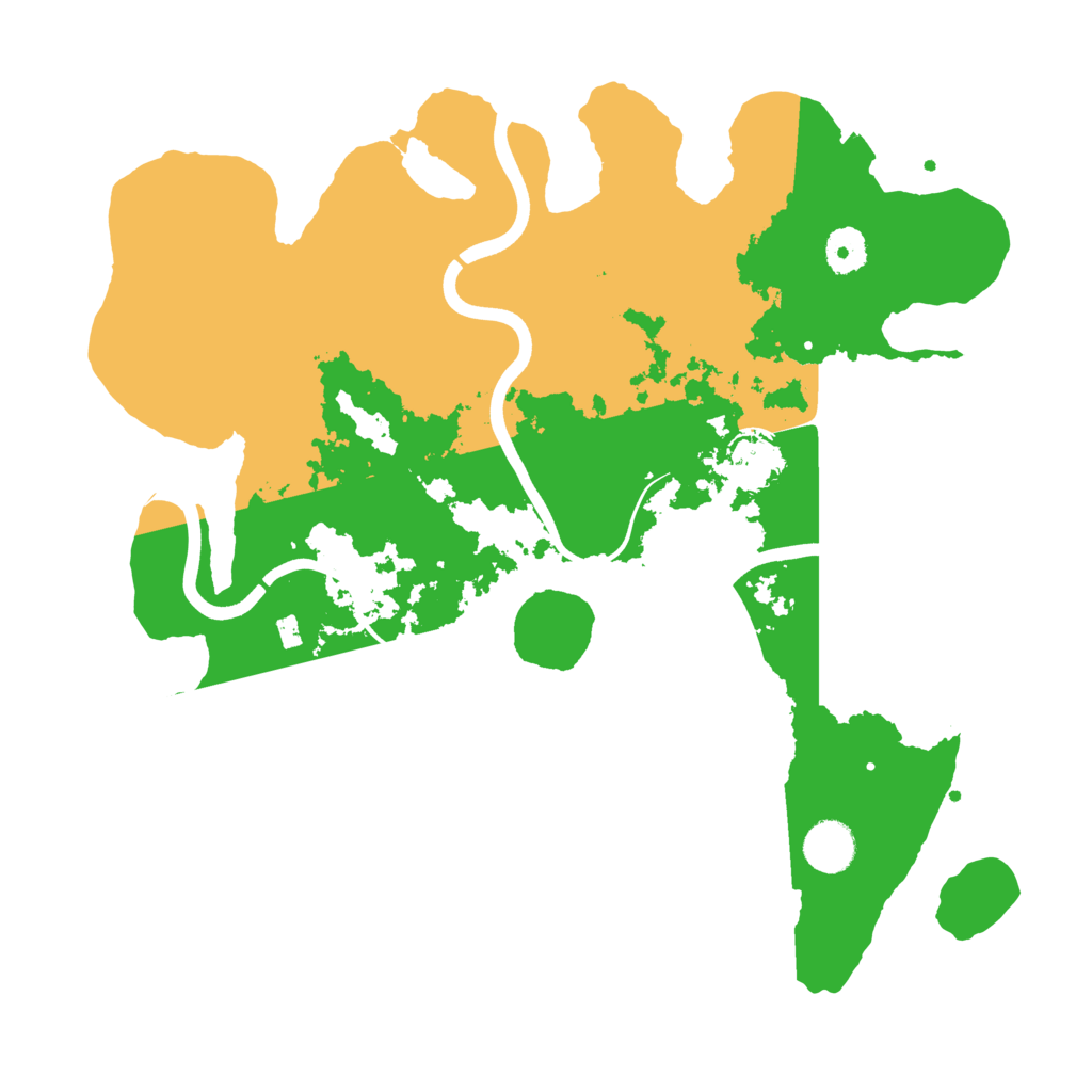 Biome Rust Map: Procedural Map, Size: 3750, Seed: 341321