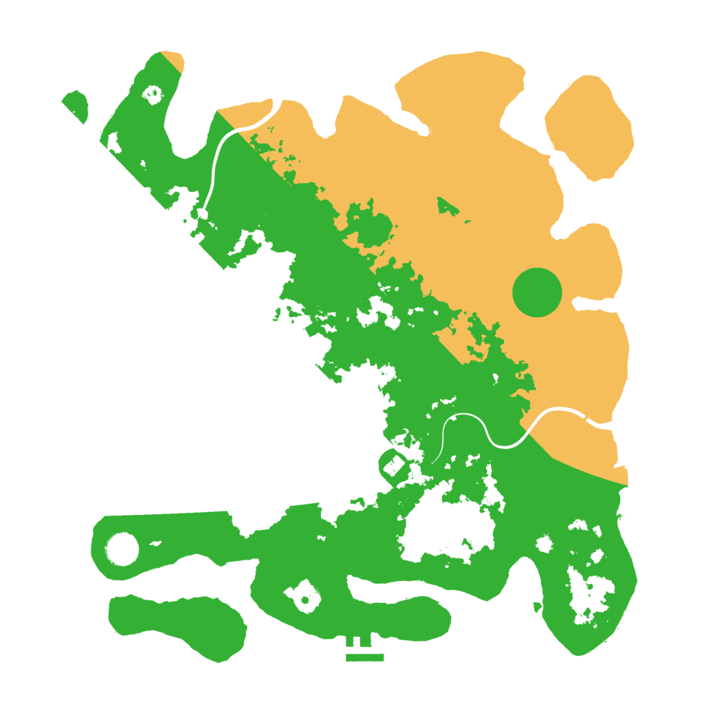 Biome Rust Map: Procedural Map, Size: 3750, Seed: 37173221
