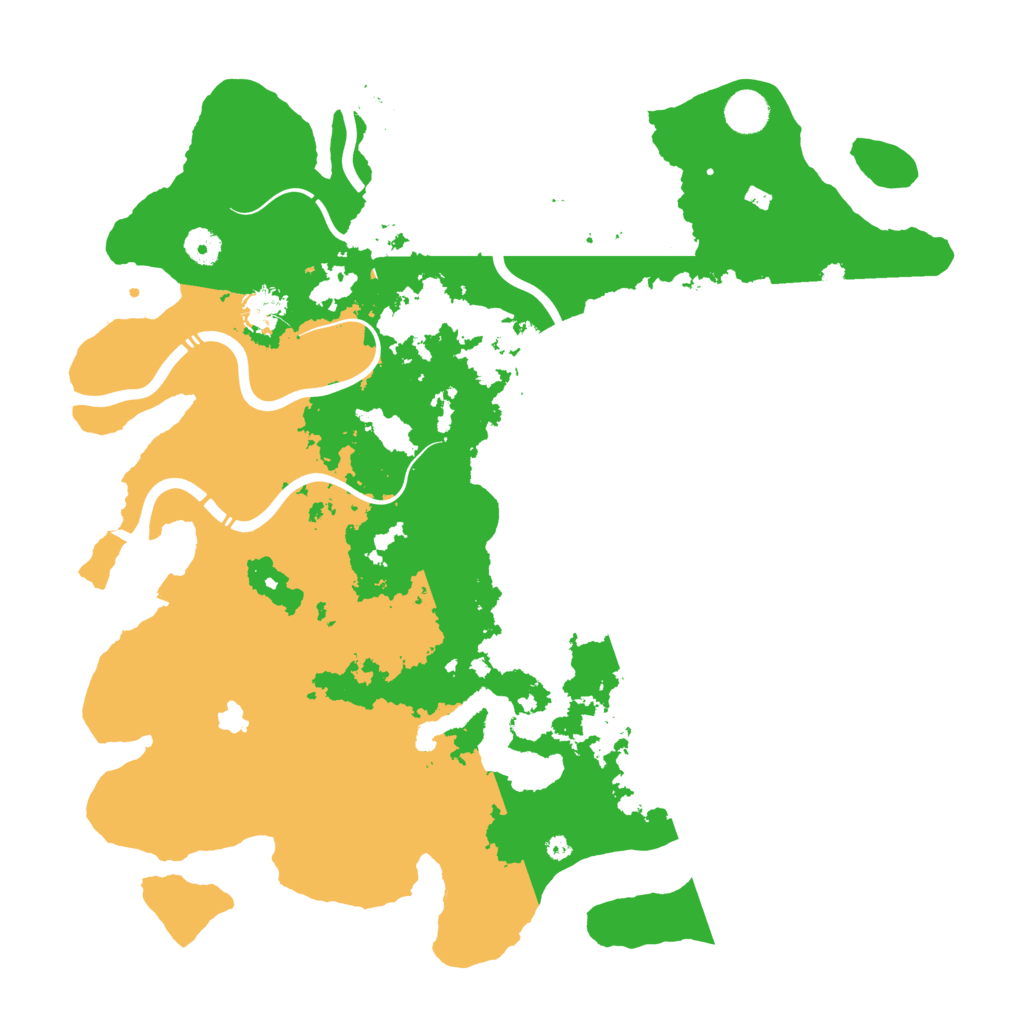 Biome Rust Map: Procedural Map, Size: 4250, Seed: 161185