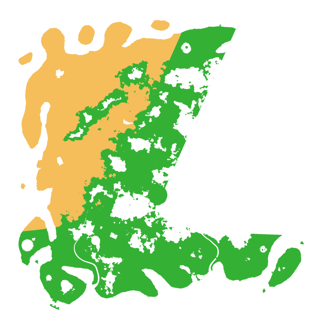 Biome Rust Map: Procedural Map, Size: 4800, Seed: 919670527
