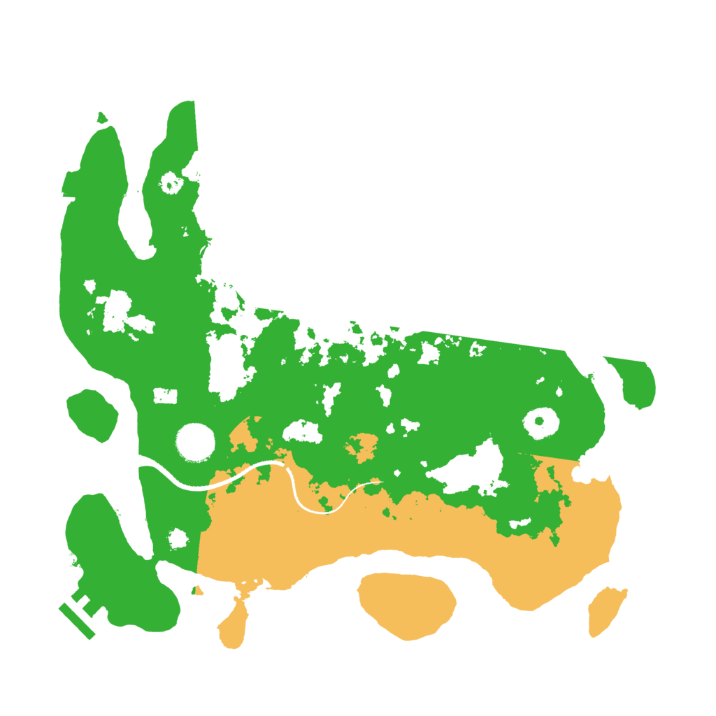 Biome Rust Map: Procedural Map, Size: 3250, Seed: 6745636