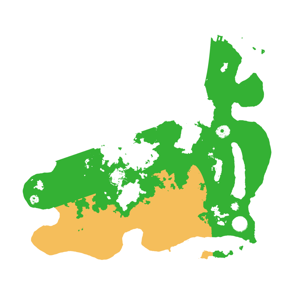 Biome Rust Map: Procedural Map, Size: 3350, Seed: 648252