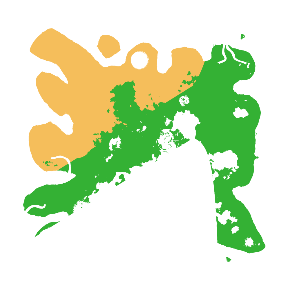 Biome Rust Map: Procedural Map, Size: 3000, Seed: 15653