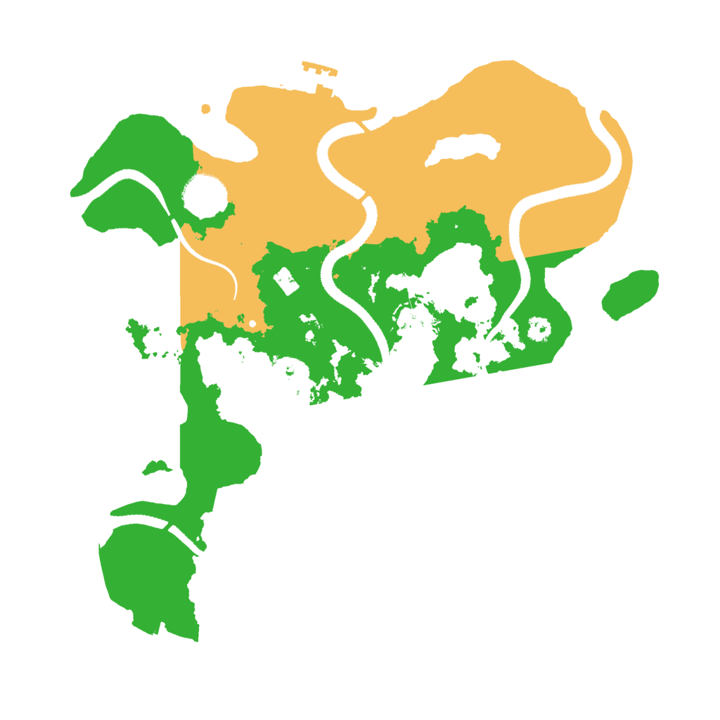 Biome Rust Map: Procedural Map, Size: 3000, Seed: 988