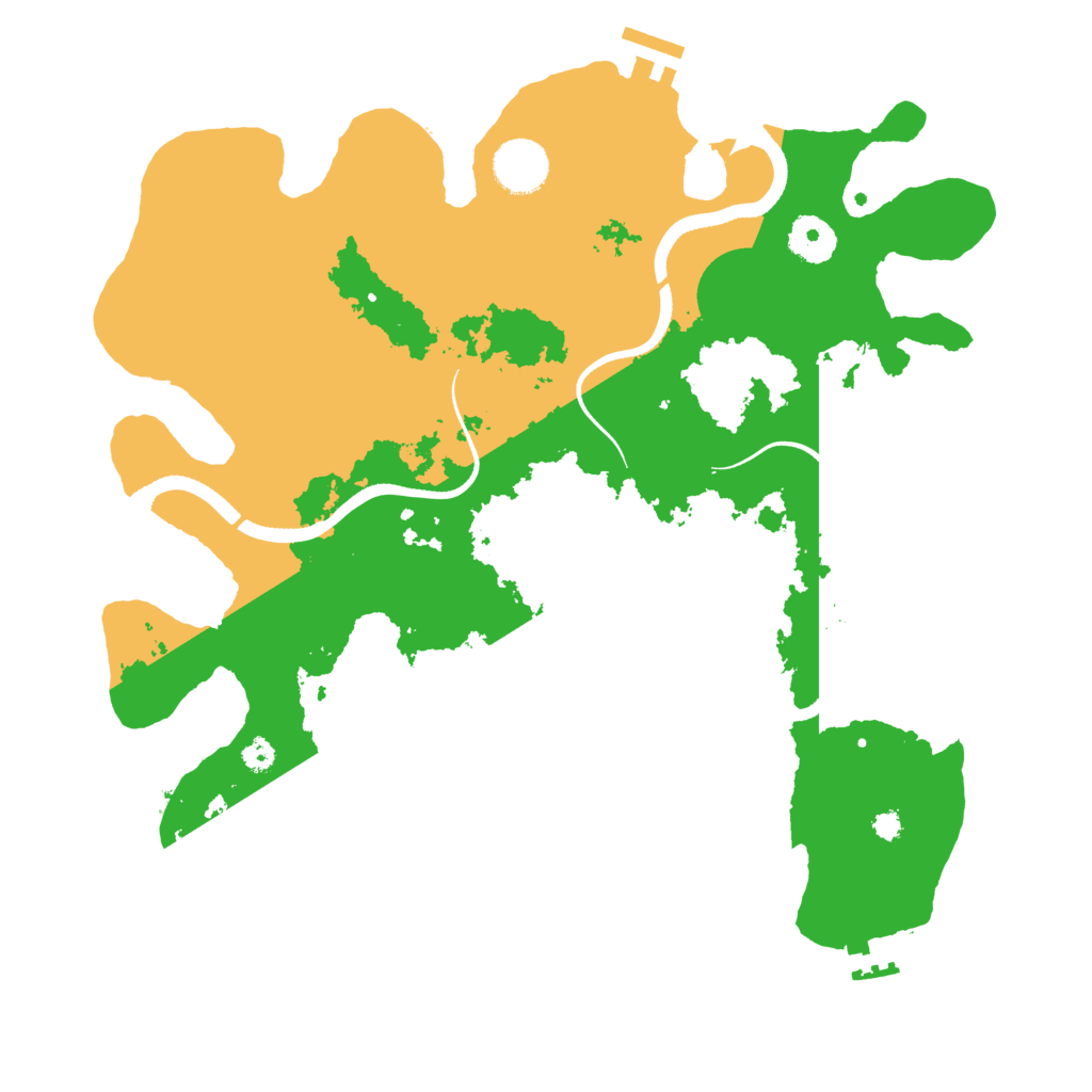 Biome Rust Map: Procedural Map, Size: 3500, Seed: 1590105830